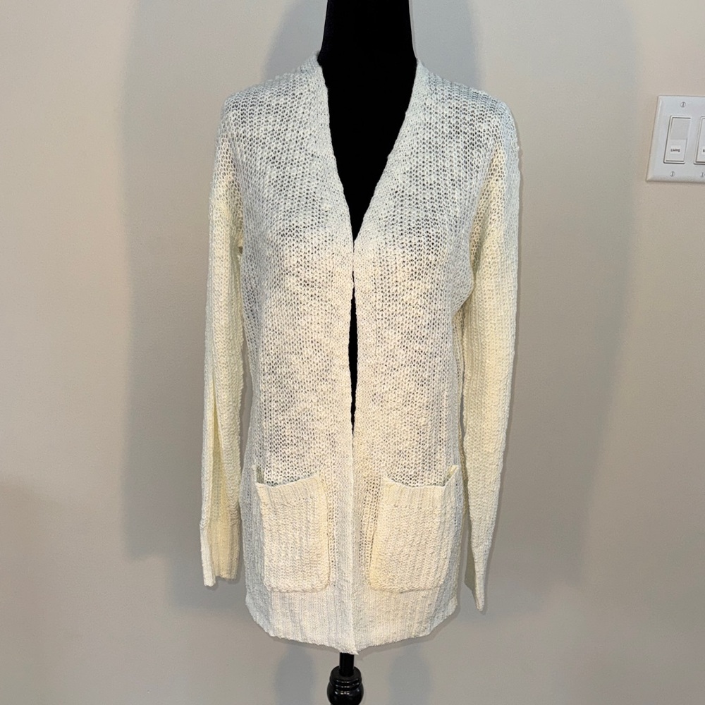 SO Women's Cream Knit Cardigan